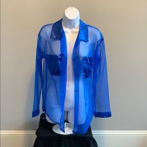 Elegant Moments Sexy sheer nightshirt with Thong